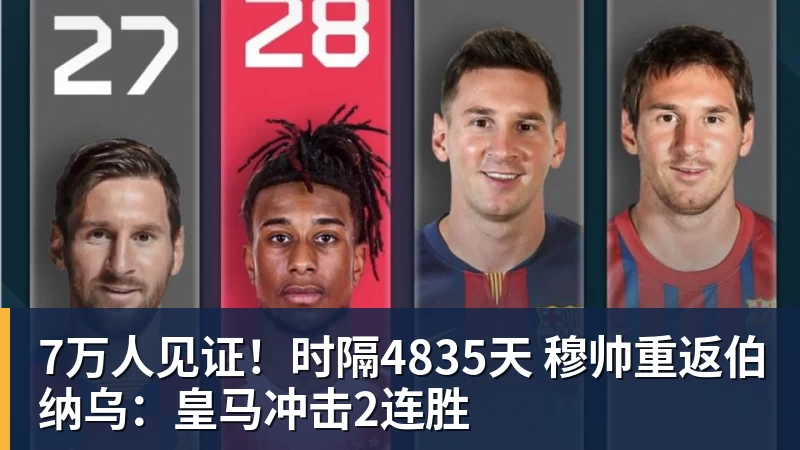 pg电子官网7万人见证！时隔4835天 穆帅重返伯纳乌：皇马冲击2连胜